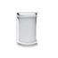 LED Rectangular Bulk Head Fixture White Finish w/ White Glass