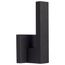 Raven LED Outdoor Sconce 10" Textured Matte Black Finish 8 Watts 3000K