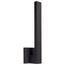 Raven LED Outdoor Sconce 18" Textured Matte Black Finish 15 Watts 3000K