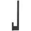 Raven LED Outdoor Sconce 18" Textured Matte Black Finish 15 Watts 3000K