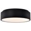 Orbit, 20W LED Flush Mount, CCT Selectable 3000K/4000K/5000K, Black Finish