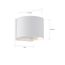 Lightgate LED Sconce 5W Matte White Finish 3000K