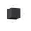 Lightgate LED Sconce 5W Matte Black Finish 3000K