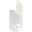 Ellusion LED Medium Wall Sconce 15W Polished Nickel Finish w/ Seeded Glass