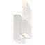 Ellusion LED Medium Wall Sconce 15W Polished Nickel Finish w/ Seeded Glass
