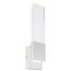 Ellusion LED Large Wall Sconce 13W Polished Nickel Finish w/ Seeded Glass