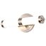 Kagen Small Vanity LED Brushed Nickel Finish White Acrylic Lens
