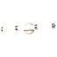 Kagen Medium Vanity LED Brushed Nickel Finish White Acrylic Lens
