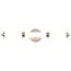 Kagen Medium Vanity LED Brushed Nickel Finish White Acrylic Lens