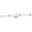 Kagen Large Vanity LED Brushed Nickel Finish White Acrylic Lens