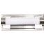 Canal Small Vanity LED Brushed Nickel Finish White Acrylic Lens
