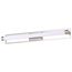 Canal Large Vanity LED Brushed Nickel Finish White Acrylic Lens