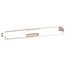 Canal Large Vanity LED Brushed Nickel Finish White Acrylic Lens