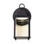 8 Watt 3000K LED Cube Lantern Black Finish Clear Beveled Glass