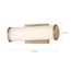 Lena LED Vanity Brushed Brass w/ Striped Lens