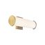 Lena LED Vanity Brushed Brass w/ Striped Lens