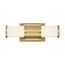 Caper LED Vanity Brushed Brass w/ Frosted Lens