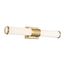 Caper LED Vanity Brushed Brass w/ Frosted Lens