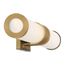 Caper LED Vanity Brushed Brass w/ Frosted Lens