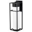 Ledges 10W LED Large Wall Lantern Matte Black w/ White Opal Glass