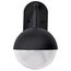 Atmosphere 6W LED Medium Wall Lantern Matte Black w/ Clear Seeded Glass