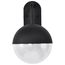 Atmosphere 10W LED Large Wall Lantern Matte Black w/ Clear Seeded Glass