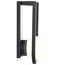 Cradle 6W LED Medium Wall Lantern Matte Black w/ White Opal Glass