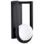 Cradle 6W LED Large Wall Lantern Matte Black w/ White Opal Glass