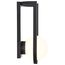 Cradle 6W LED Large Wall Lantern Matte Black w/ White Opal Glass