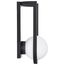 Cradle 6W LED Large Wall Lantern Matte Black w/ White Opal Glass