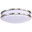 Glamour LED 14" Flush Mount Fixture Brushed Nickel Finish CCT Selectable 3K/4K/5K