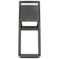 Supreme 18W LED Medium Wall Lantern Matte Black Finish