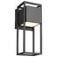 Supreme 18W LED Medium Wall Lantern Matte Black Finish