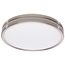 15 Inch Surface Mount w/ Night Light 5 CCT Selectable Brushed Nickel Finish