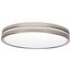15 Inch Surface Mount w/ Night Light 5 CCT Selectable Brushed Nickel Finish