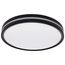 15 Inch Surface Mount w/ Night Light 5 CCT Selectable Matte Black Finish