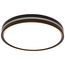 15 Inch Surface Mount w/ Night Light 5 CCT Selectable Matte Black Finish