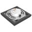 Blink Pro 9W 5in LED Fixture CCT Selectable Square Shape Black Finish 120V