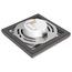 Blink Pro 9W 5in LED Fixture CCT Selectable Square Shape Bronze Finish 120V