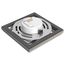 Blink Pro 9W 5in LED Fixture CCT Selectable Square Shape Brushed Nickel Finish 120V