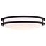 Glamour LED 17" Flush Mount Fixture Black Finish CCT Selectable 3K/4K/5K