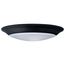 7" LED Disk Light 5-CCT Selectable 27K/3K/35K/4K/5K Black Finish (Pack of 2)