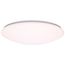 19" LED Cloud Fixture, 25Ws, 27K/30K/35K/40K/50K CCT Selectable, Round Shape, White Finish, 120V