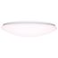 19" LED Cloud Fixture, 25Ws, 27K/30K/35K/40K/50K CCT Selectable, Round Shape, White Finish, 120V