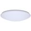 19" LED Cloud Fixture with Sensor, 25Ws, 27K/30K/35K/40K/50K CCT Selectable, Round Shape, White Finish, 120V