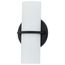 Tucker LED Wall Sconce Etched Opal Glass Aged Bronze Finish