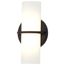 Tucker LED Wall Sconce Etched Opal Glass Aged Bronze Finish