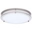 Glamour, LED 13" Flush Mount, Brushed Nickel Finish, 27K/3K/35K/4K/5K CCT Selectable