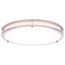 Glamour, LED 17" Flush Mount, Brushed Nickel Finish, 27K/3K/35K/4K/5K CCT Selectable