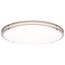 Glamour, LED 24" Flush Mount, Brushed Nickel Finish, 27K/3K/35K/4K/5K CCT Selectable